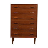 Danish  teak dresser with hidden mirror