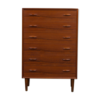 Danish  teak dresser with hidden mirror