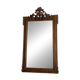Miroir doré fin 19ème avec  fronton décoré. 150x82.