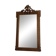 Miroir doré fin 19ème avec  fronton décoré. 150x82.
