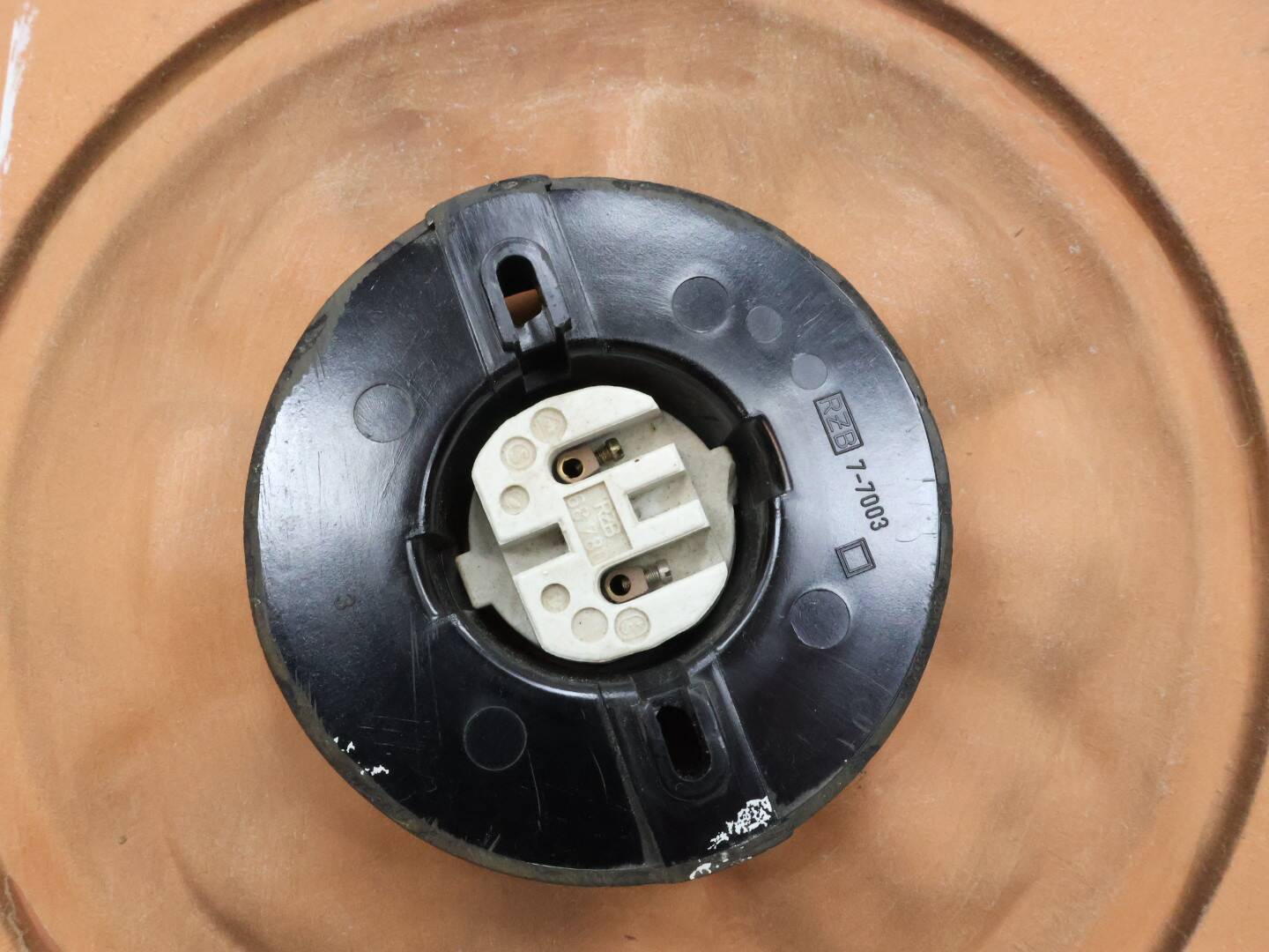 Vintage wandlamp keramiek jaren 60