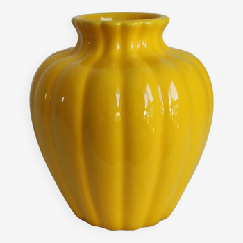 Small yellow vase
