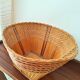 Vintage Mossi woven straw basket - Handicraft