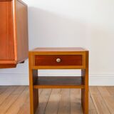Small teak bedside table, Mid-Century, 1960