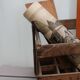 Wooden bottle locker