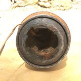Vintage cart hub lamp foot