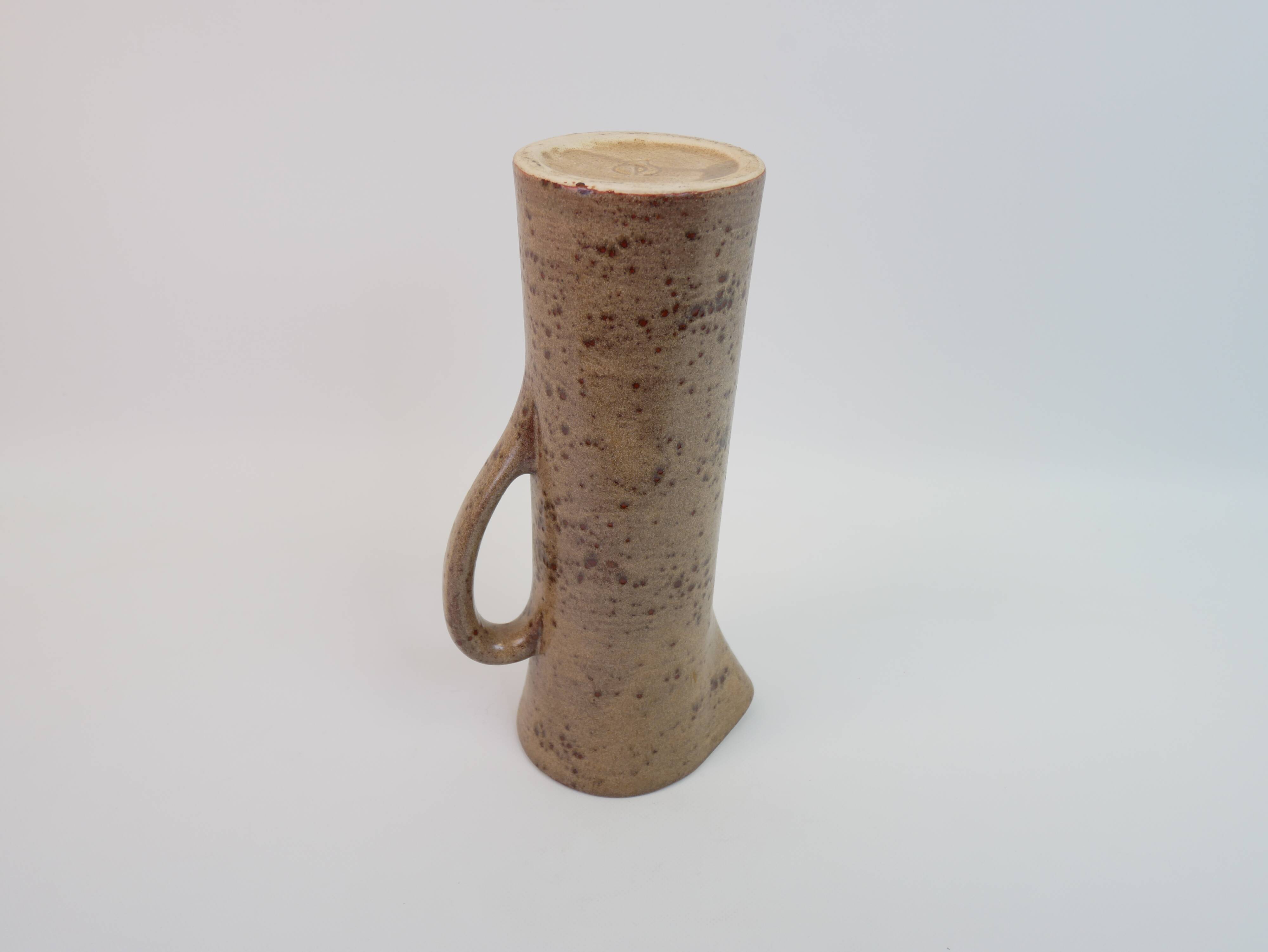 Large ceramic orangeade pitcher by Claude Paci