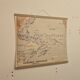 Old geography map school map Oceania political and physical co
