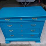Commode bleu canard
