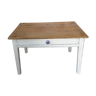 Renovated solid wood coffee farmhouse table