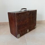Wooden military suitcase from the 1950s