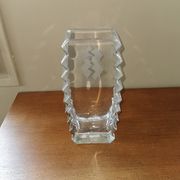Art Deco vase in moulded glass