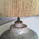 Lampe de grès Accolay 70 abat jour de corde