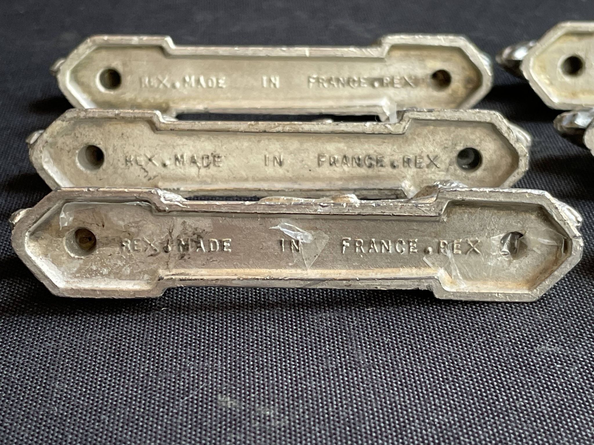 6 porte-couteaux zoomorphes - Orfèvrerie REX