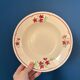 Set of 6 vintage Badonviller soup plates – French earthenware with decoration