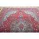 1970s Vintage Persian Handmade Wool Red Oversized Rug 297x378