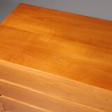 Italian architectural chest of drawers in ash