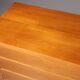 Italian architectural chest of drawers in ash