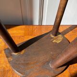 Tabouret tripode en bois