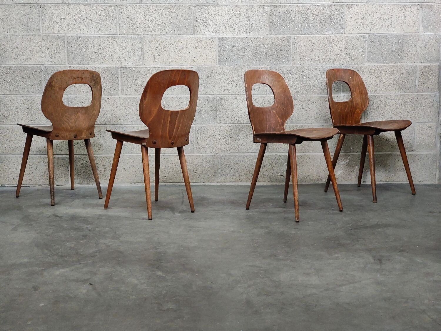 Set of 4 Baumann chairs