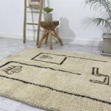 Handmade wool Berber rug 200 X 100 CM