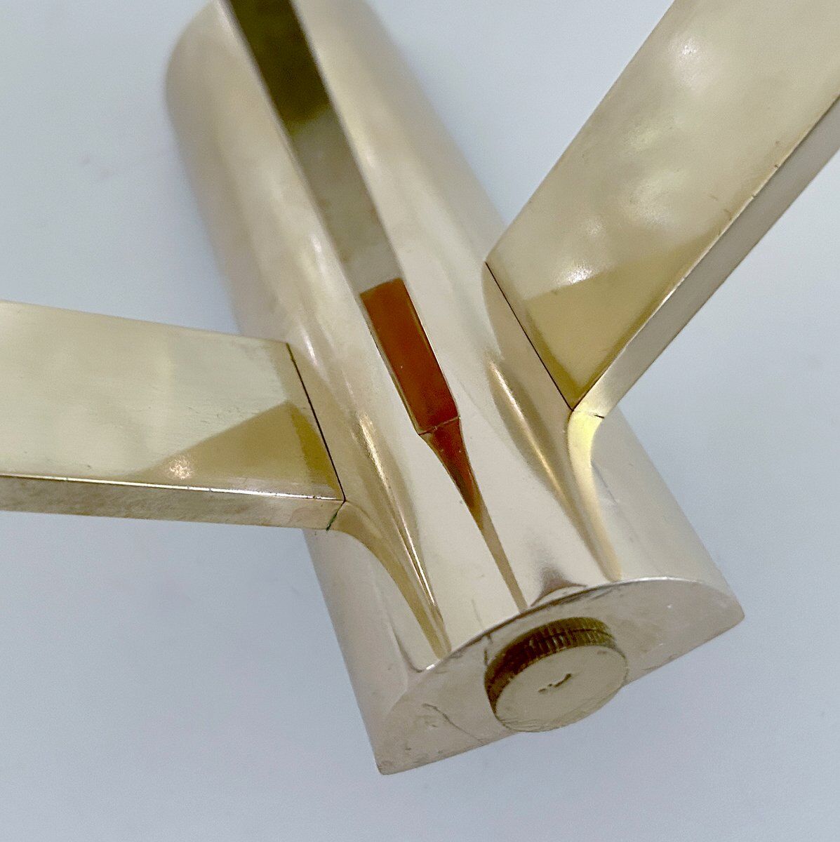 Large vintage glass sconce from Sciolari