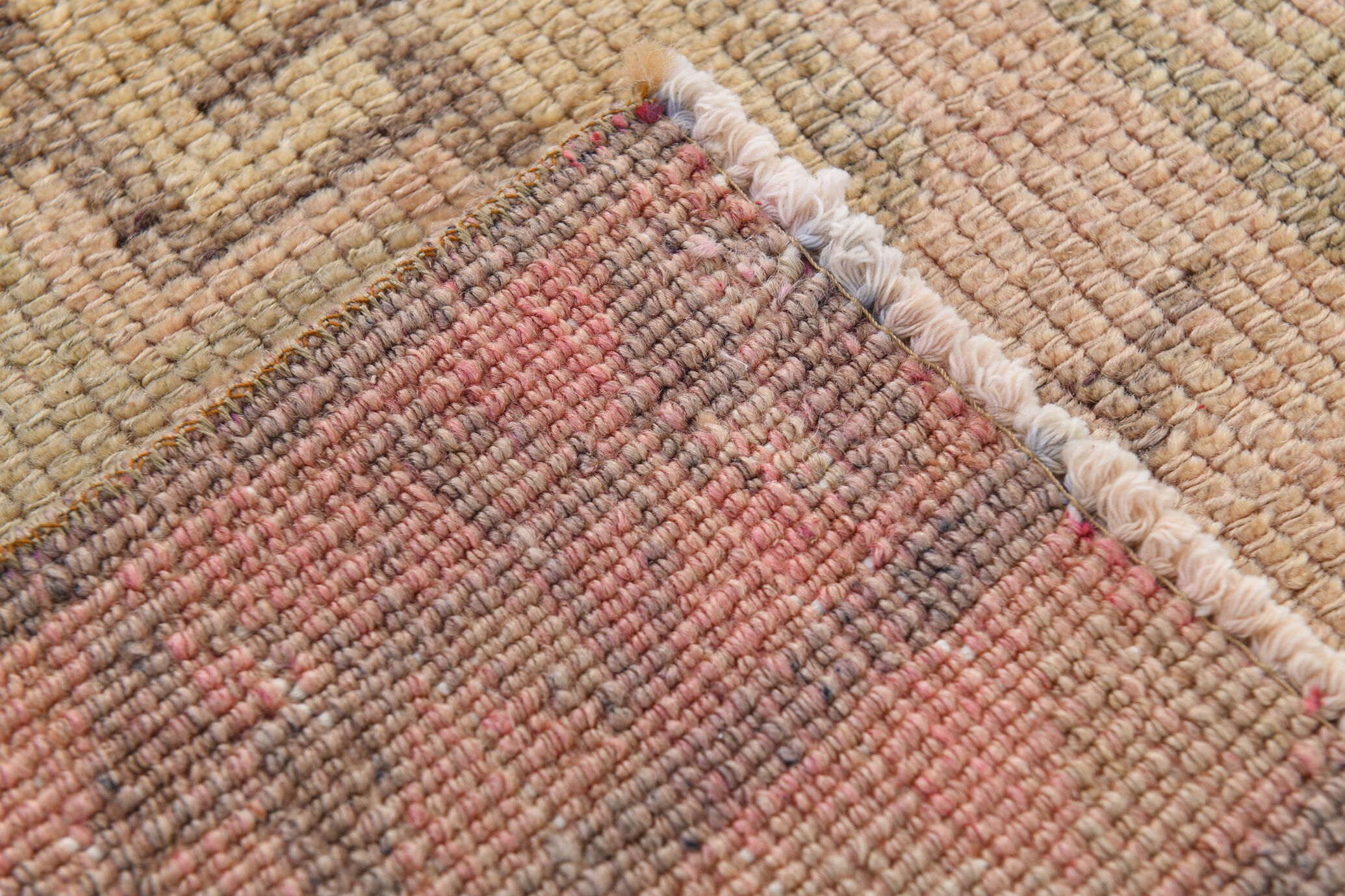 Short turkish runner rug 89x256cm