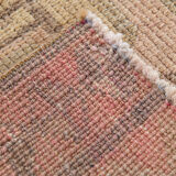 Short turkish runner rug 89x256cm