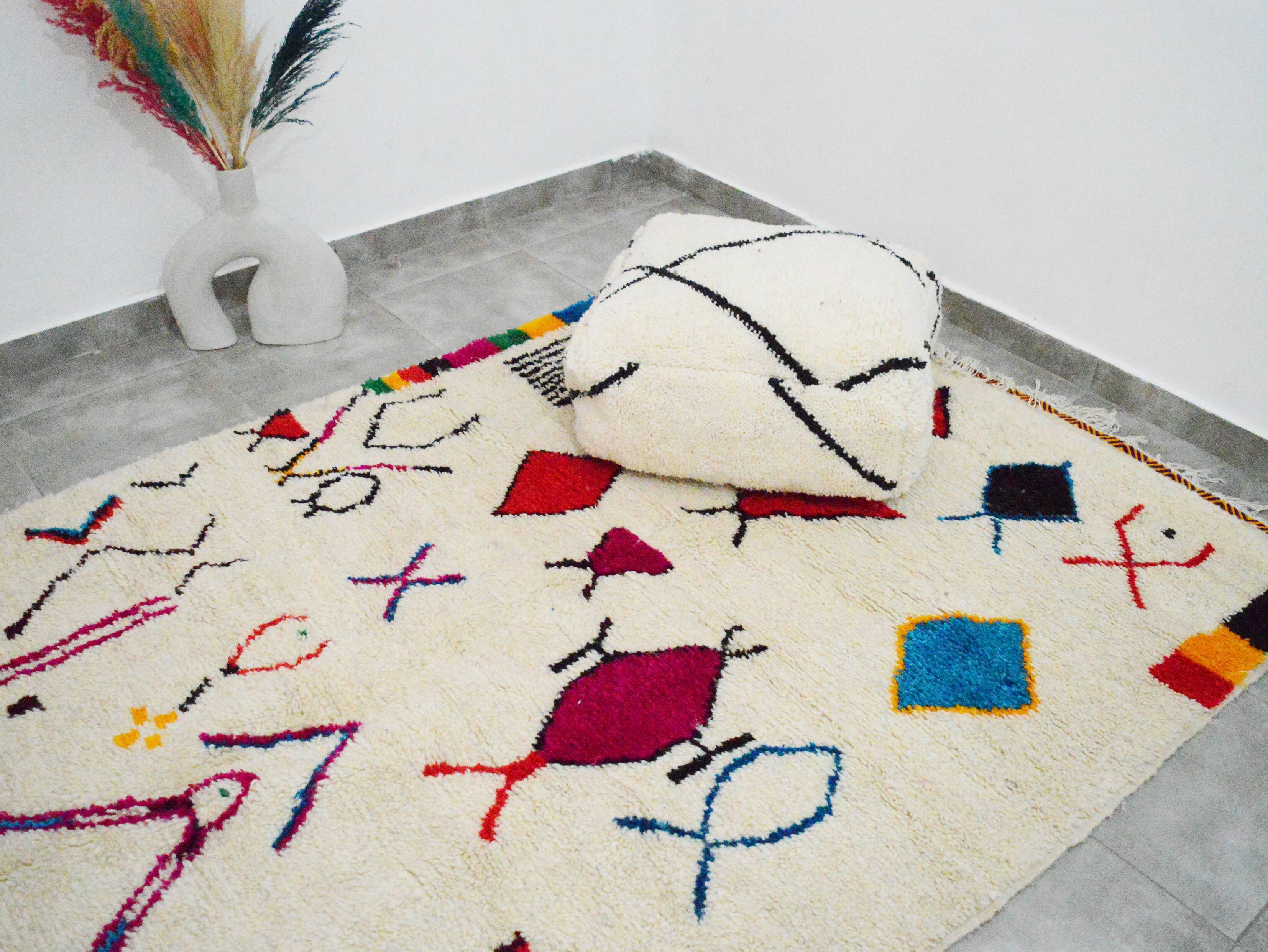 286x150cm moroccan berbere carpet