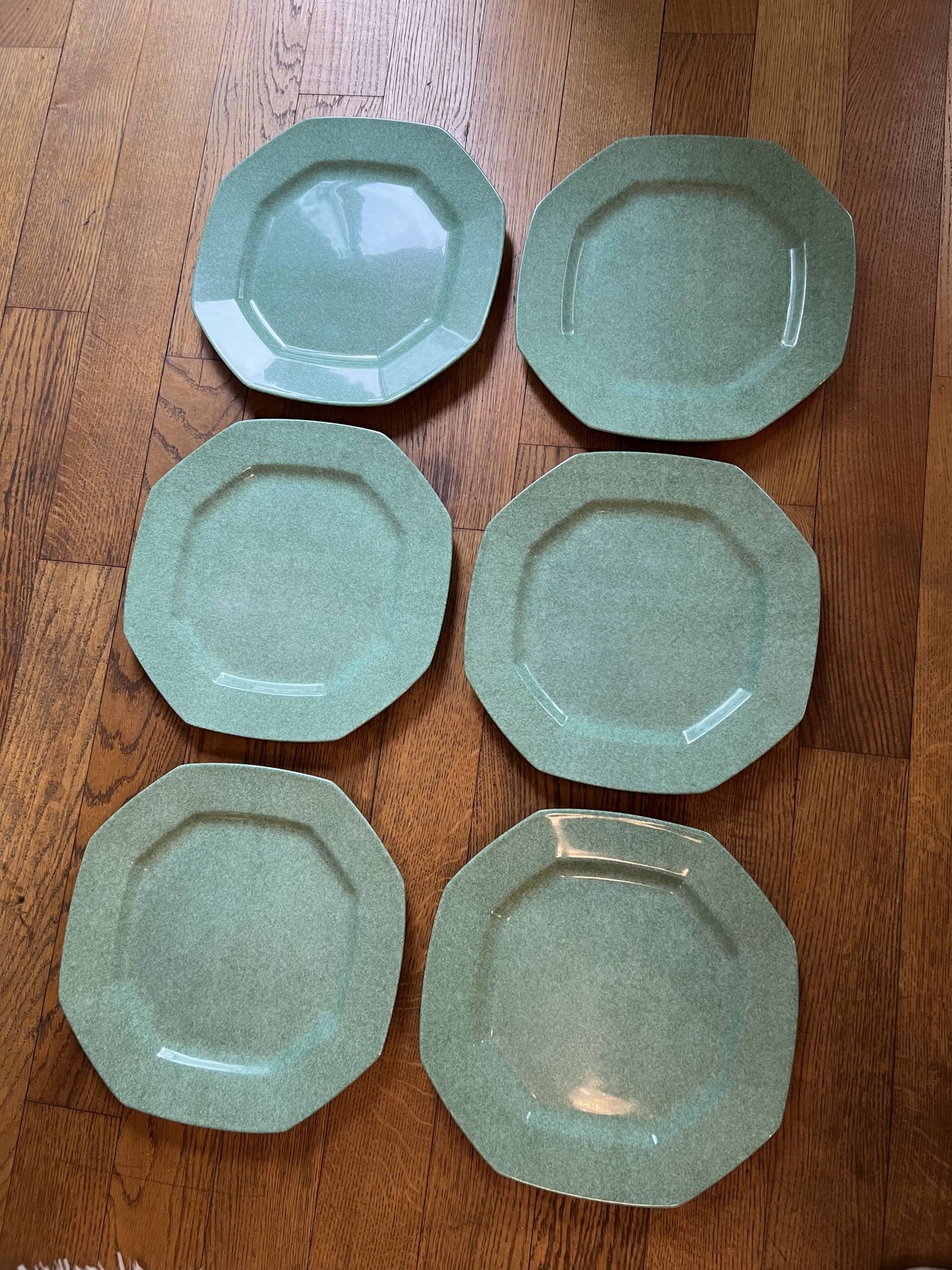 Service 18 pièces en porcelaine de Limoges Jammet-Seignolles – Céladon