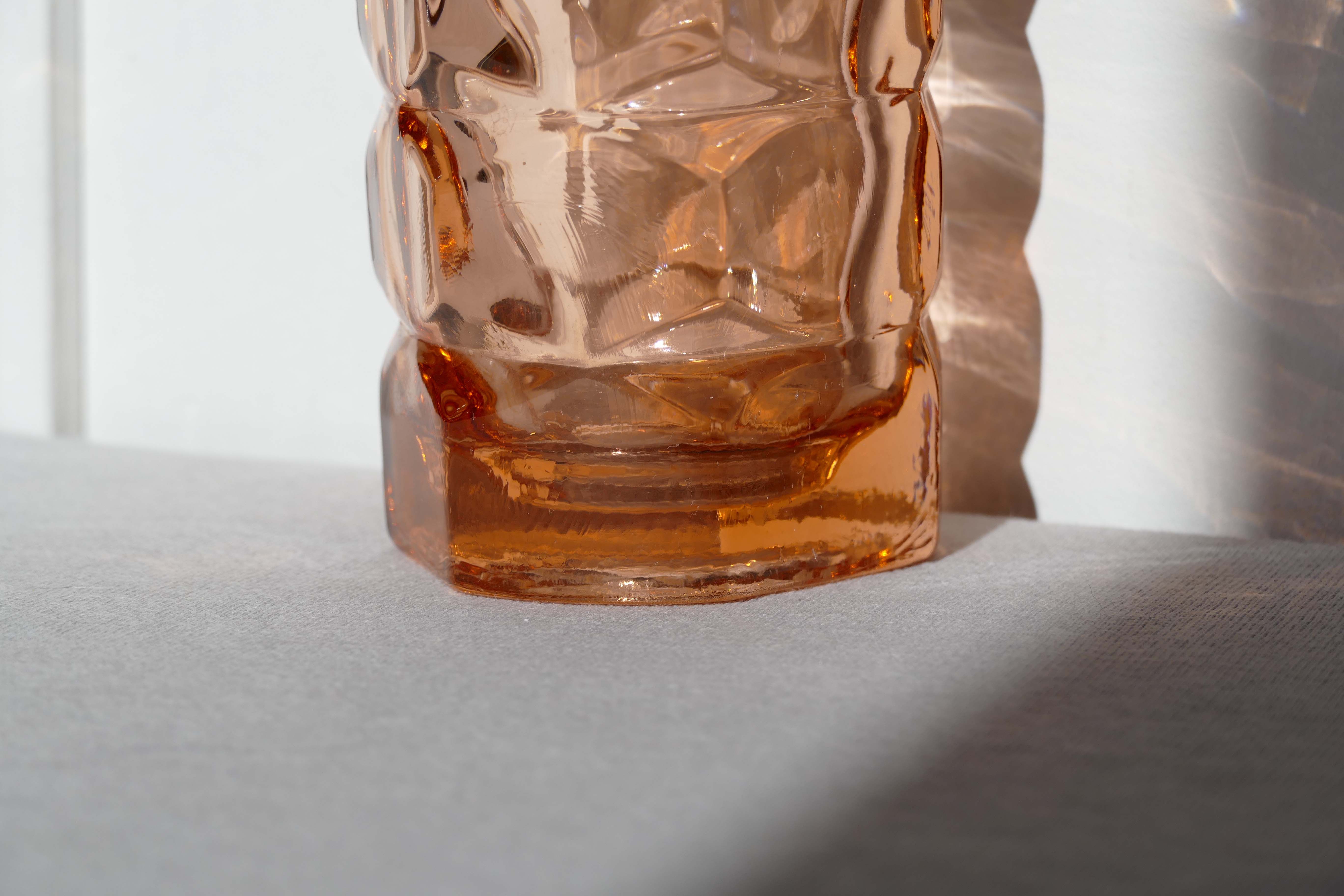 Windsor Orange Glass Vase by J.G. Durand for Luminarc, 1970s