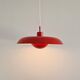Red RA-40 pendant lamp by Piet Hein for Lyfa, Denmark 1960's