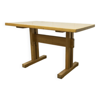 Table à manger rectangulaire Charlotte Perriand Les Arcs 1960