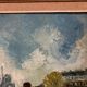 Parisian barge at the quayside, oil on canvas mounted