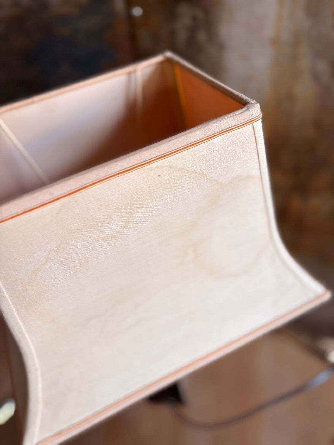 Lacquered lamp from the 1960s, "Le Dauphin" house.