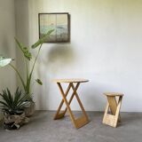 Adrian Reed Table and Stool Dining Set