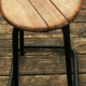 Industrial Tabouret of The Sautereau establishments in Crépy in Valois