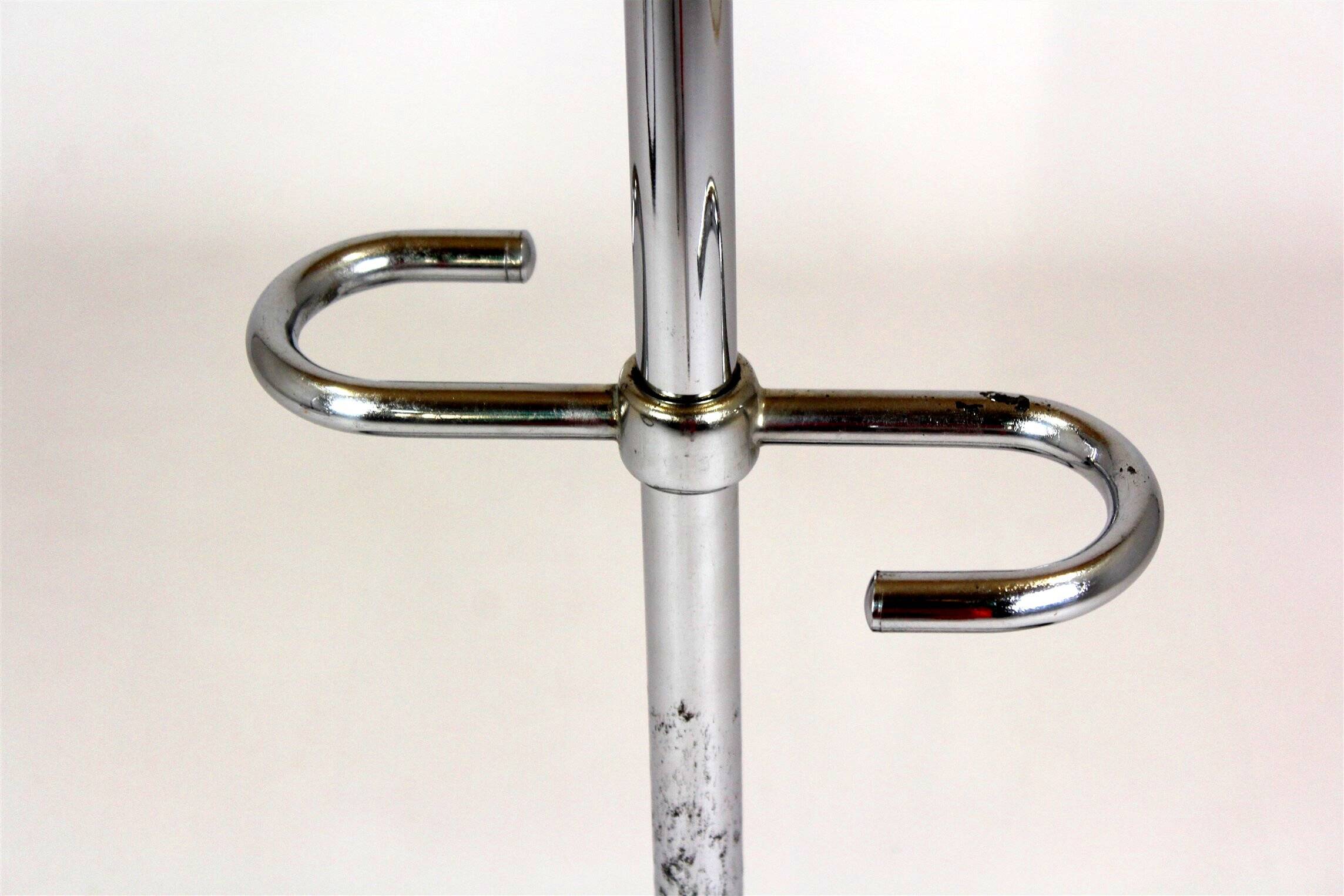 Bauhaus Chrome-Plated Coat Racks, 1930s, Set of 3
