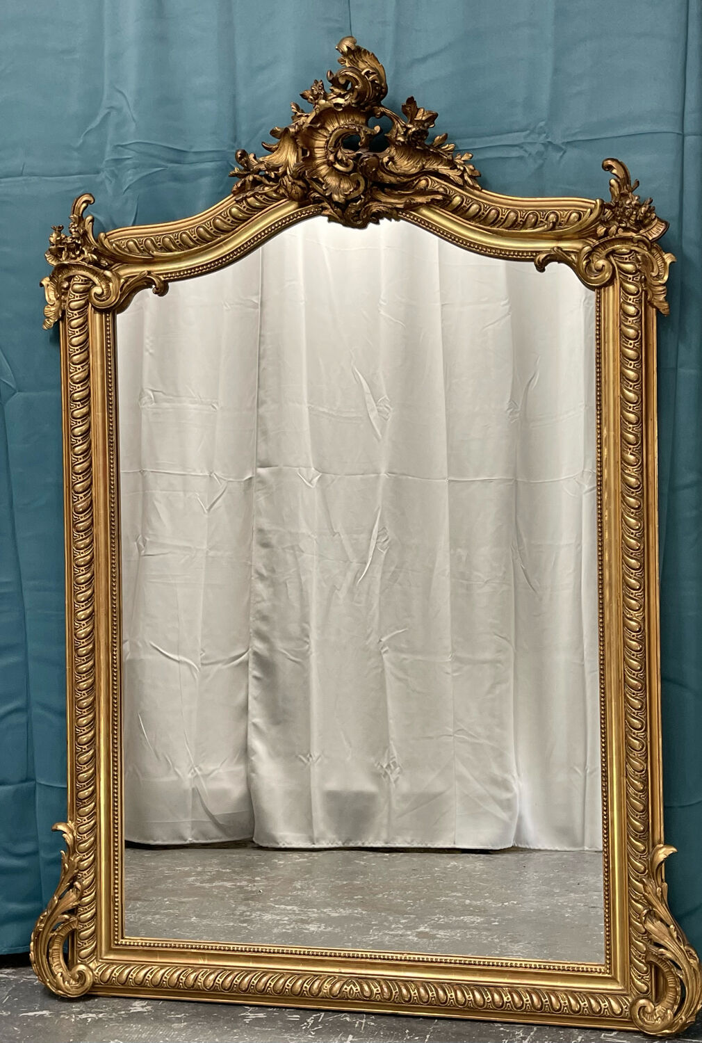 Mirror 151x108 cm old louis XV era Napoleon III