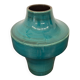 Vase bleu en terre cuite vernissée Germany ref 360.020