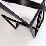 "Contrast" Armchair by Pascal Mourgue 1982 - Faux Sheepskin upholstery