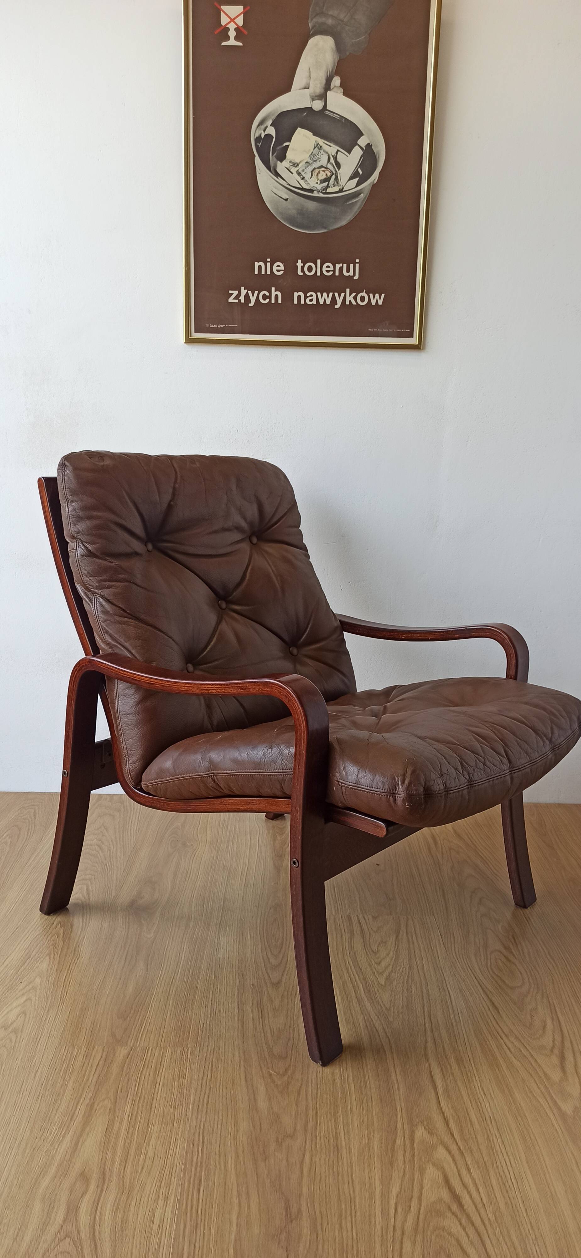 J. M. Birking & Co Copenhagen lounge chair, 1970s.