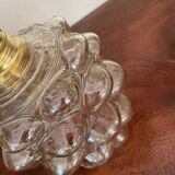 Amber glass pendant lamp Helena Tynell