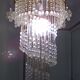 Bohemian glass chandelier vintage