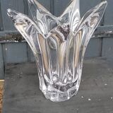 Daum crystal vase from the 70s height 28cm