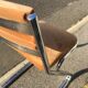 Set de 4 chaises acier chromé et velours