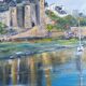 Oil on canvas marine painting Le conquet Breton