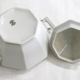 TLB Limoges Porcelain Art Deco Sugar