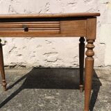 Wooden desk with drawer, Louis Philippe