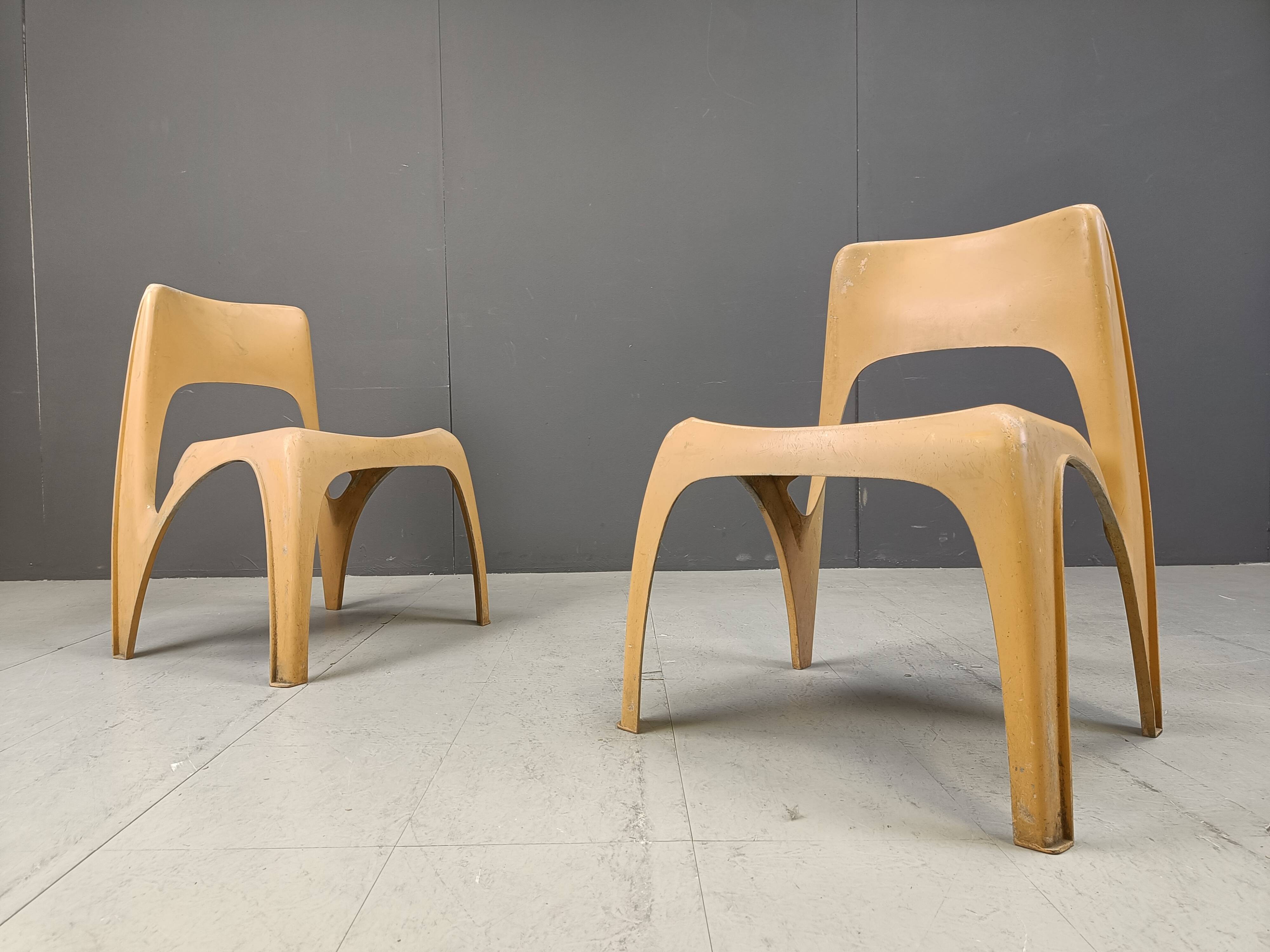 German dining set by Preben Fabricius for Interplast, 1970s